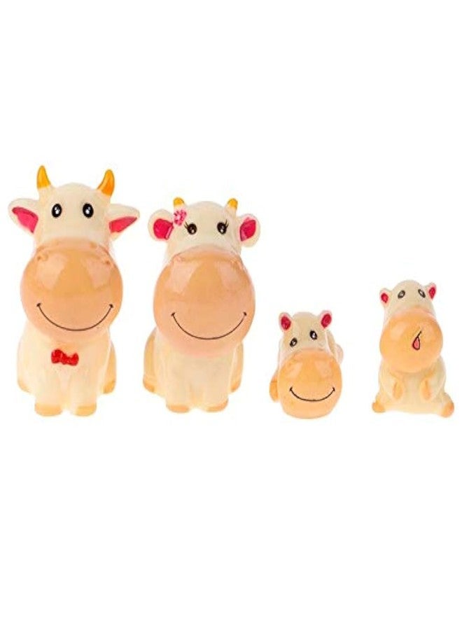 BHOOLU&GOOLU Cute Mini Calf Family showpieces - 4 pcs/Set - Image 1